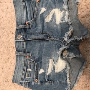 american eagle size 00 jean shorts